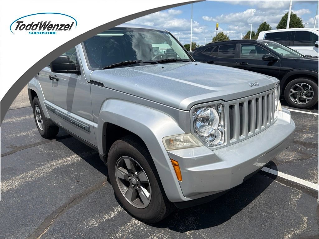 Used 2008 Silver Jeep Sport image 1