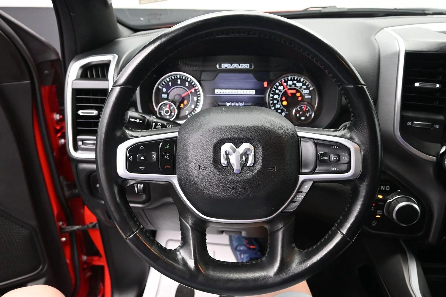 Used 2023 Flame Red Clearcoat Ram Big Horn image 21