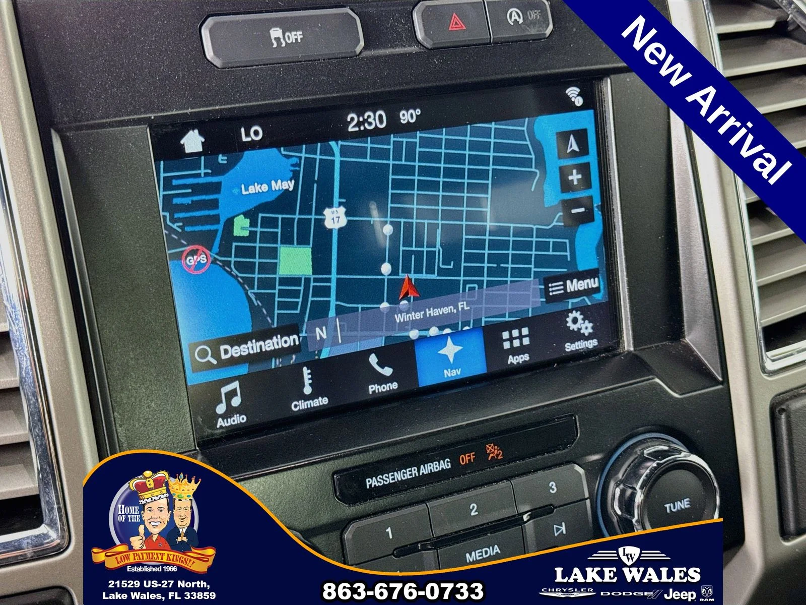 Certified Used 2016 Blue Ford Lariat image 13