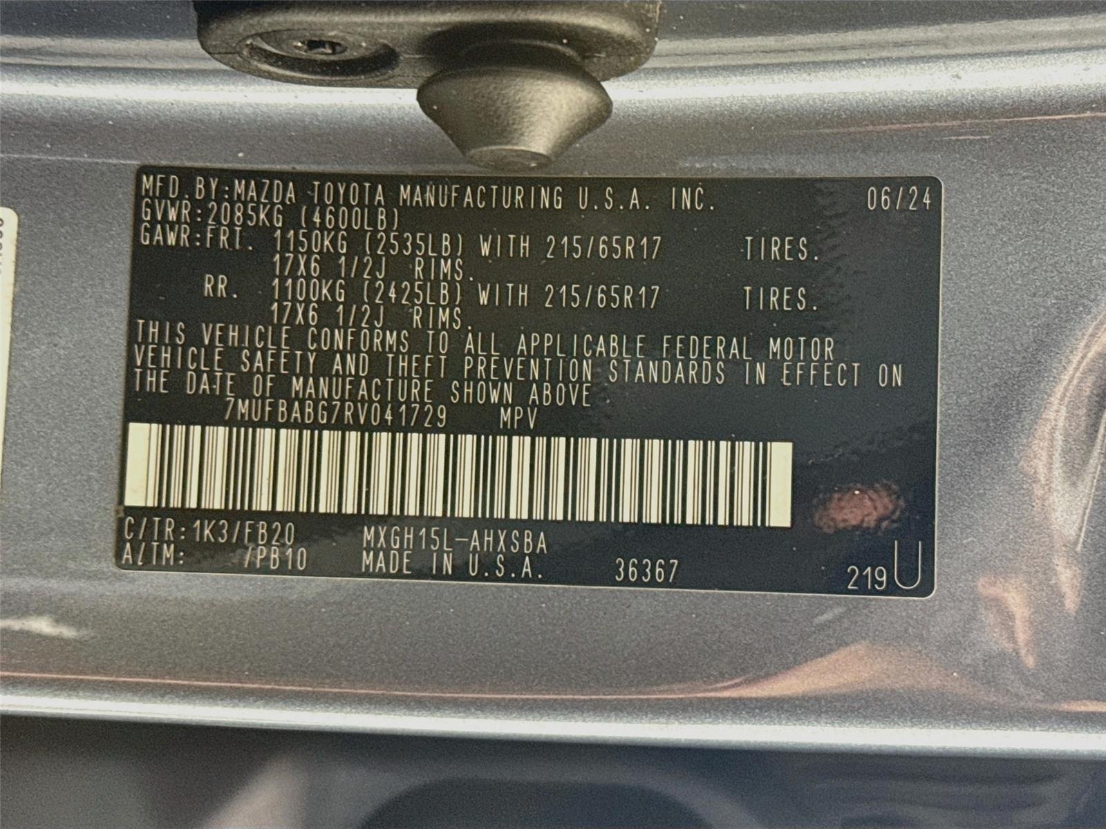 Used 2024 Celestite Toyota Hybrid SE image 30