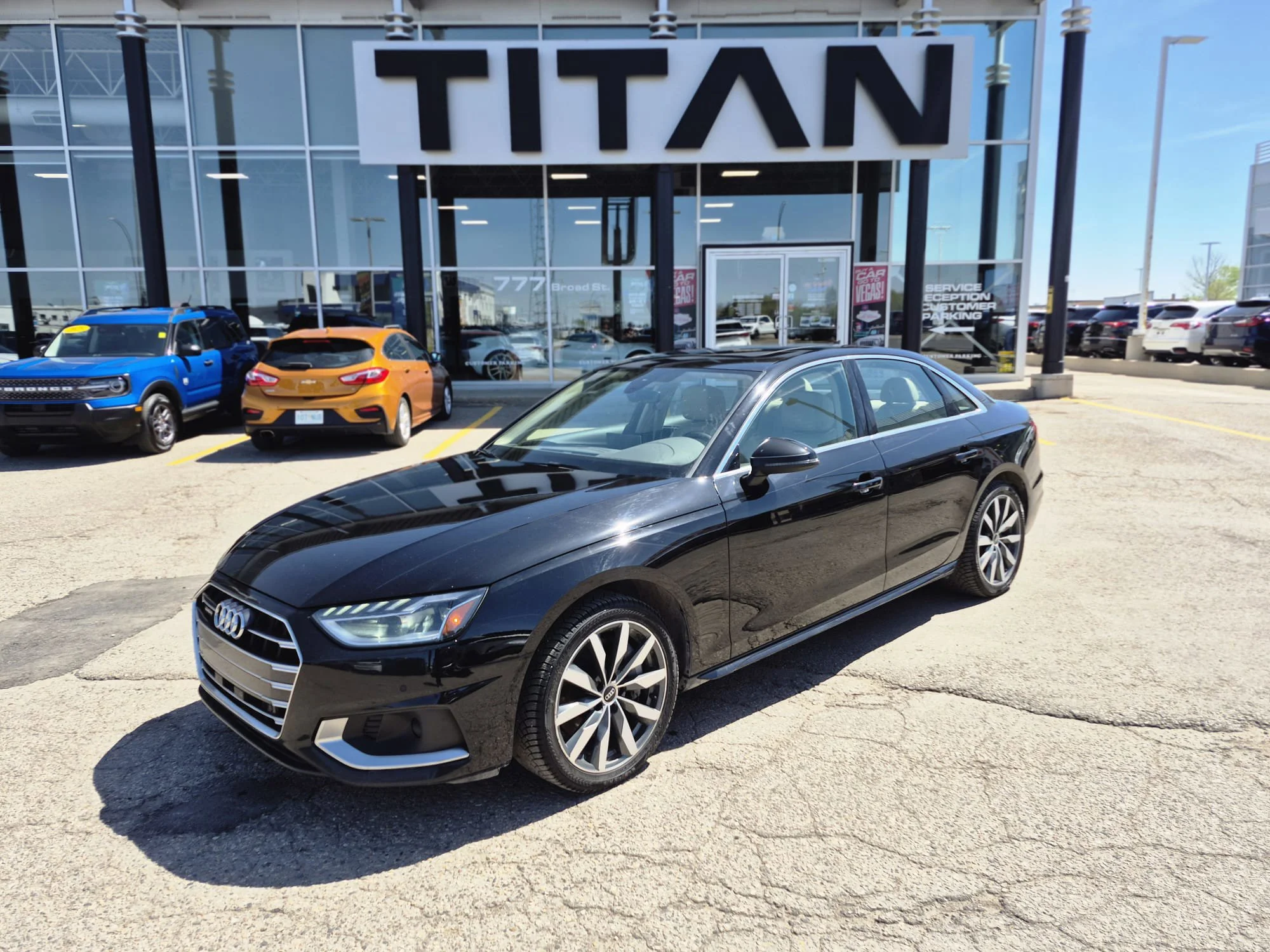 Certified Used 2023 Brilliant Black Audi 45 Komfort*Htd Leather | Sunroof | Htd Wheel | Blind Spot Detection | Lane Keep Assist | Park Assist image 2