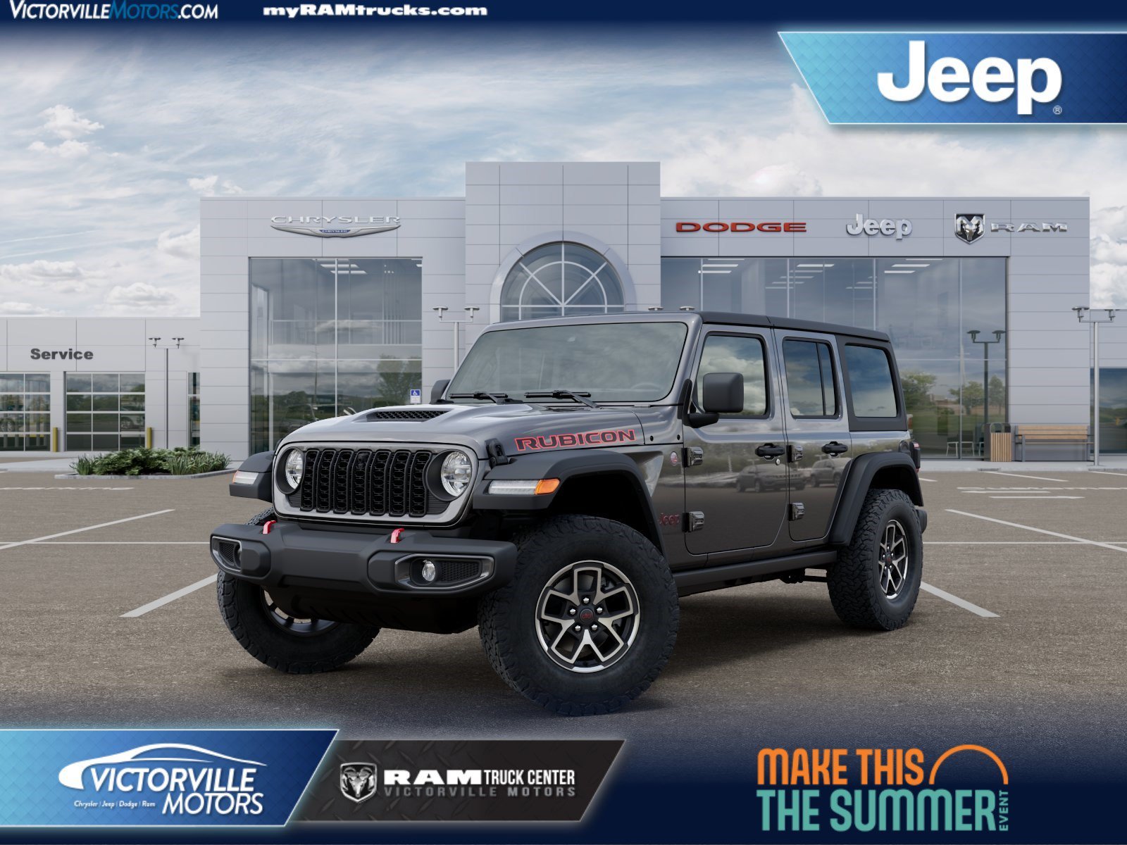 New 2026 Granite Crystal Metallic Clearcoat Jeep Rubicon image 1