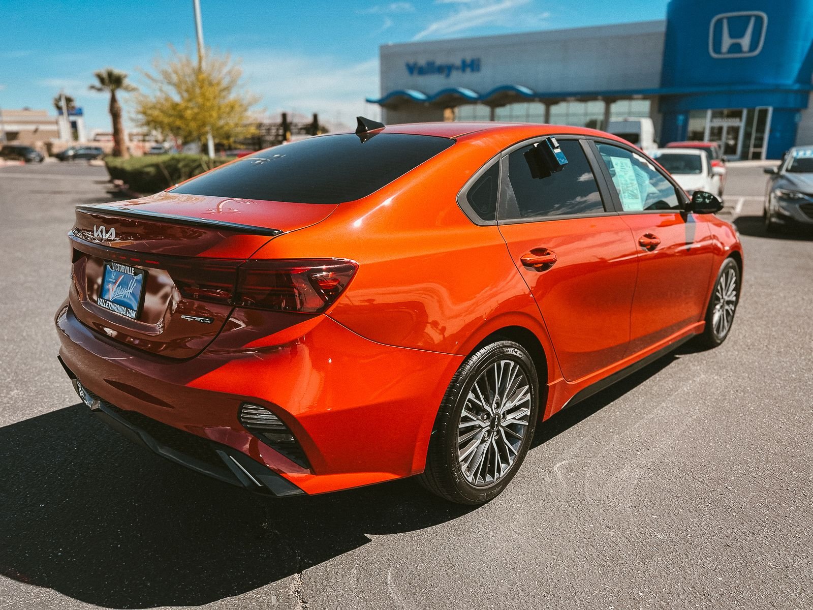 Used 2023 Fire Orange Kia GT-Line image 8