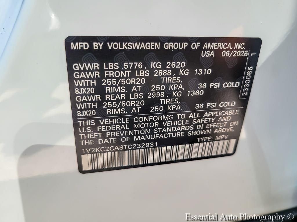 New 2026 Opal White Pearl Volkswagen 2.0T SE w/Technology image 20