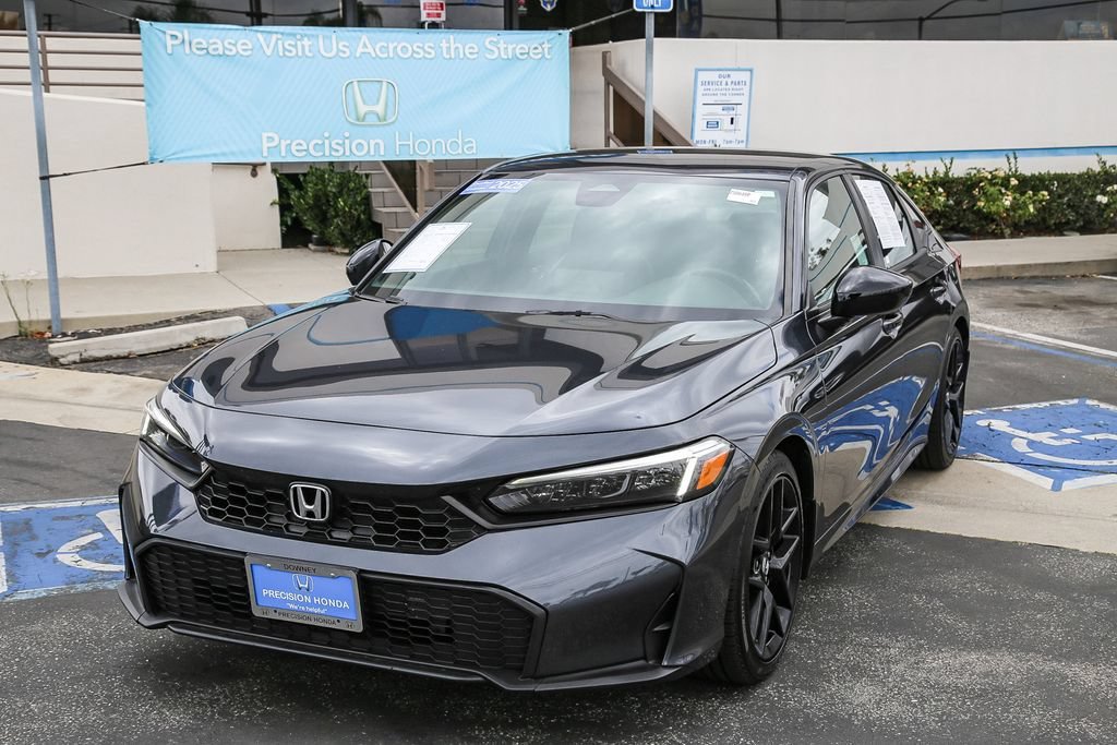 Certified Used 2025 Meteorite Gray Metallic Honda 4D SPORT image 30