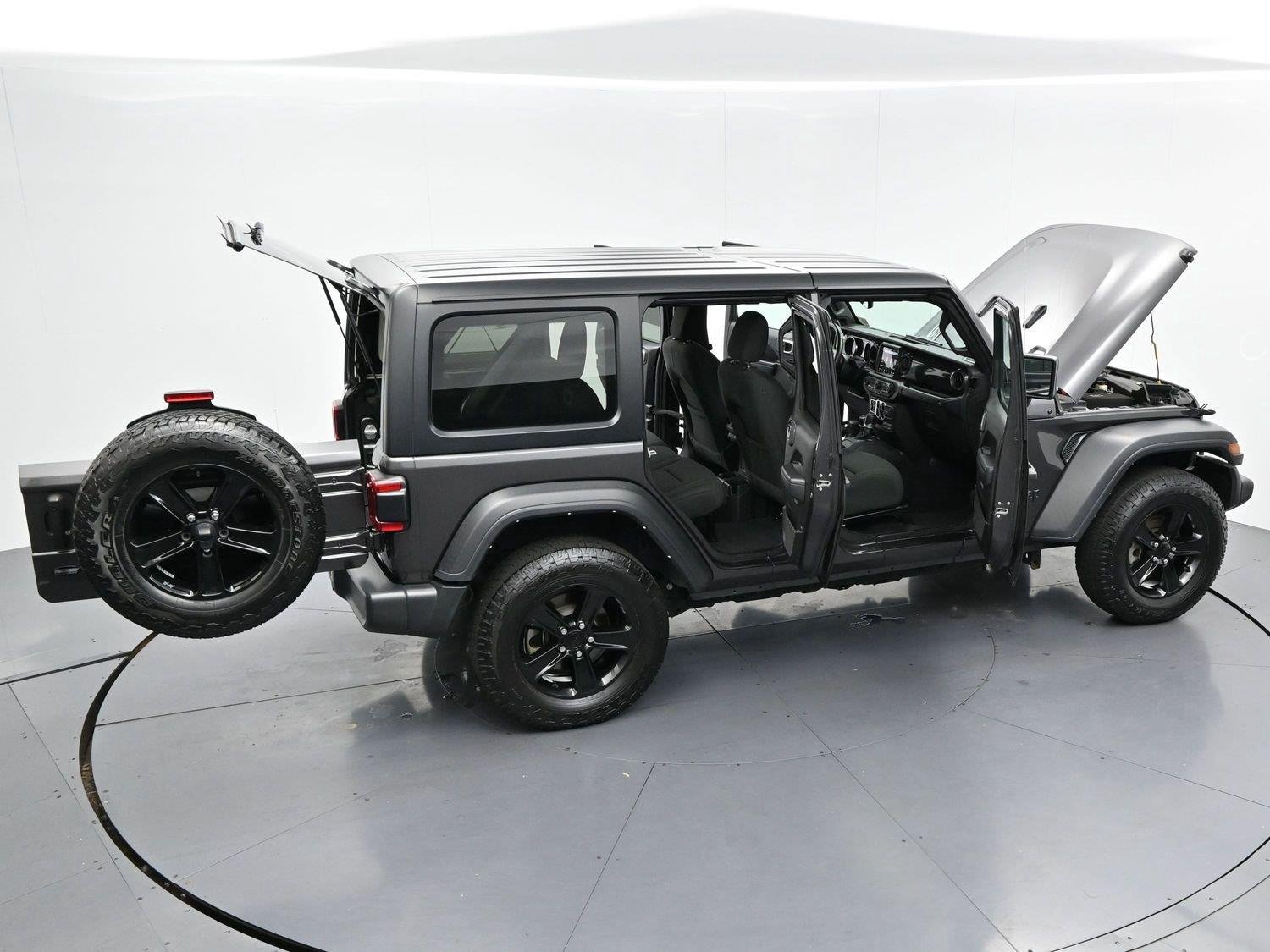 Used 2022 Granite Crystal Metallic Clearcoat Jeep Unlimited Sport Altitude image 40