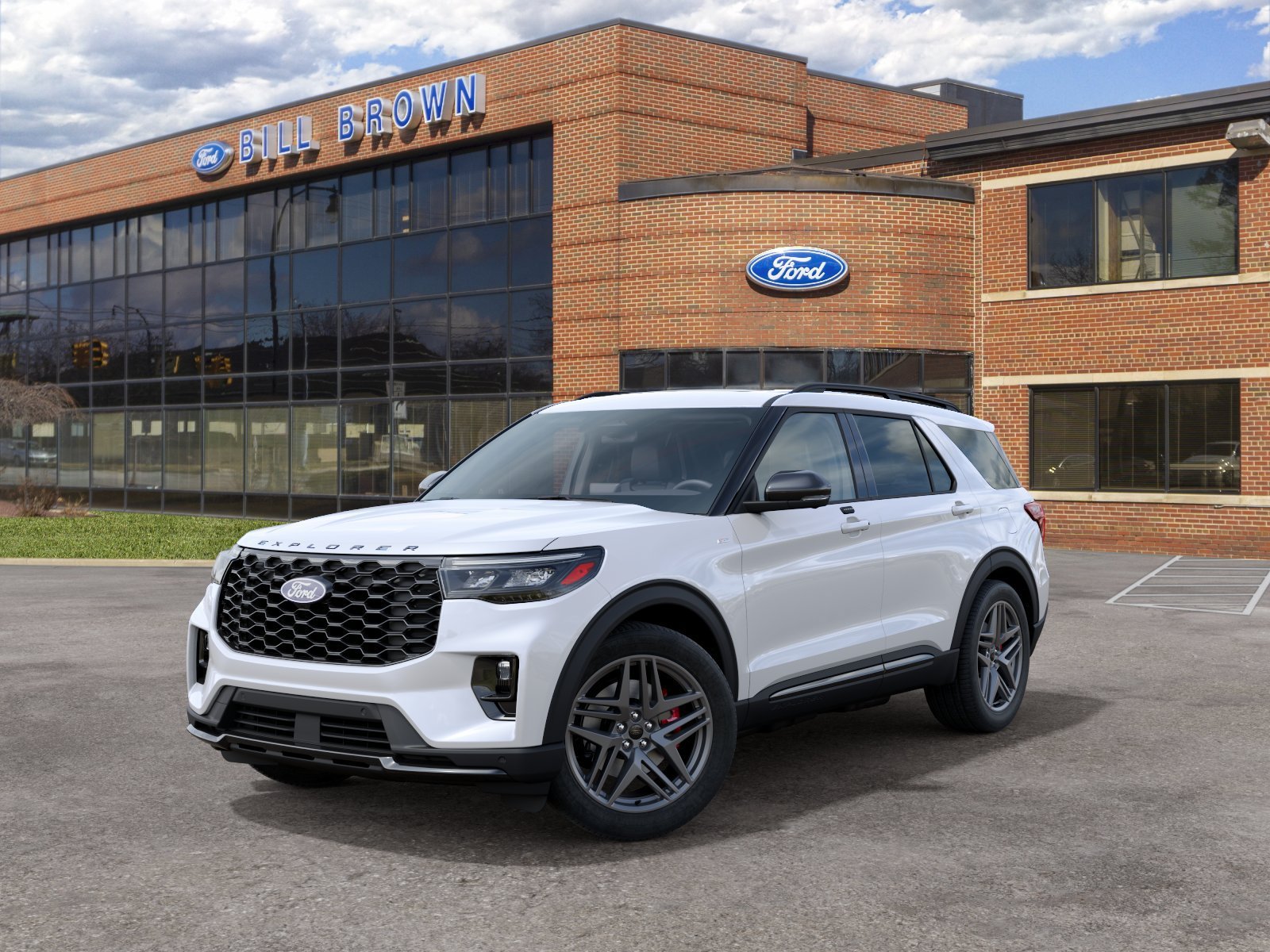New 2027 Star White Metallic Tri-Coat Ford ST-Line image 2