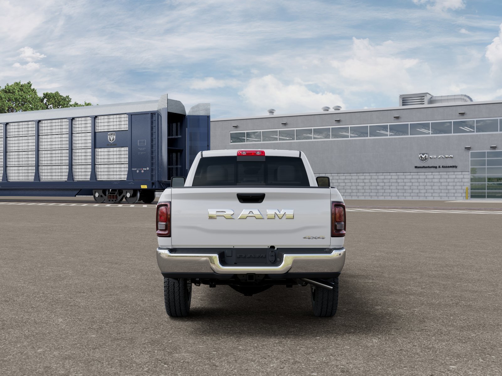 New 2027 Bright White Clear-Coat Exterior Paint RAM Tradesman image 7