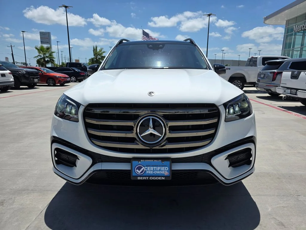 Certified Used 2024 White Mercedes-Benz GLS 580 image 2