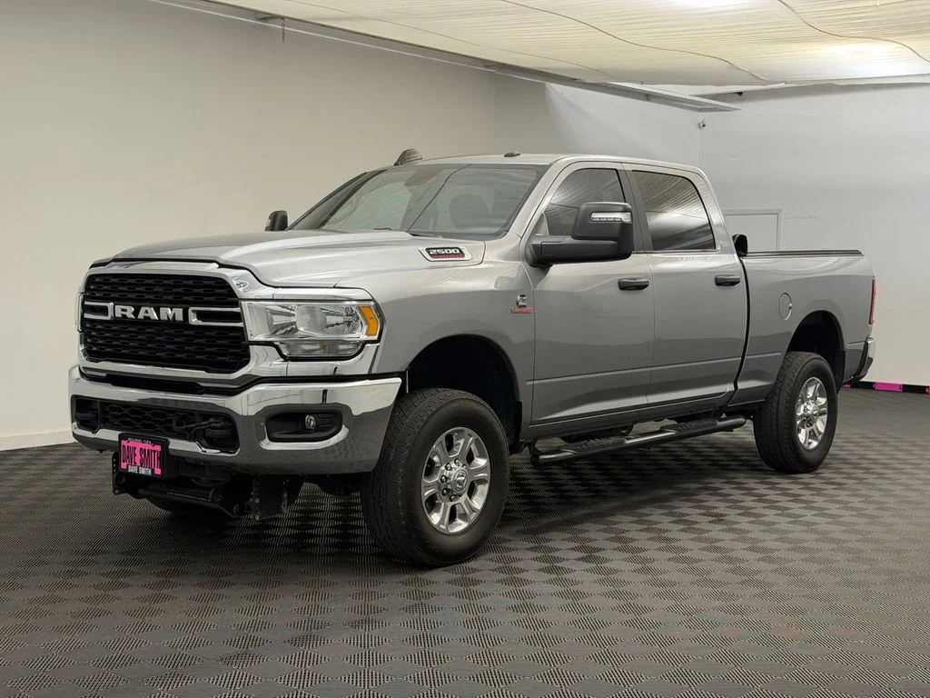 Used 2023 Billet Silver Metallic Clearcoat Ram Big Horn image 1