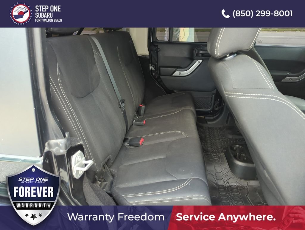 Used 2017 Black Jeep Unlimited Sahara image 28