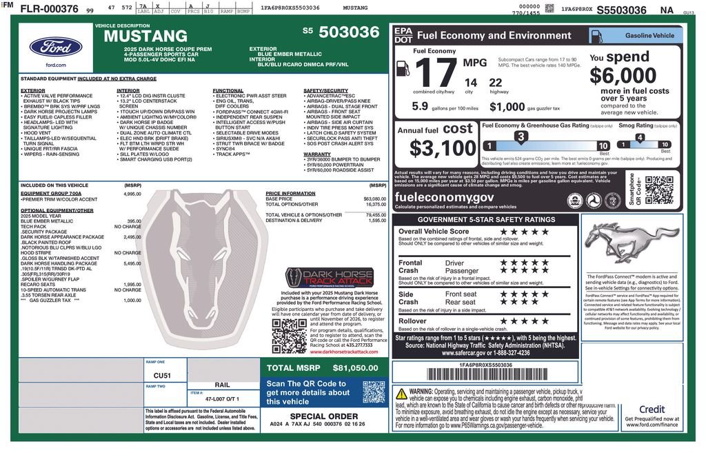 2025 Ford Mustang Dark Horse - Photo 29