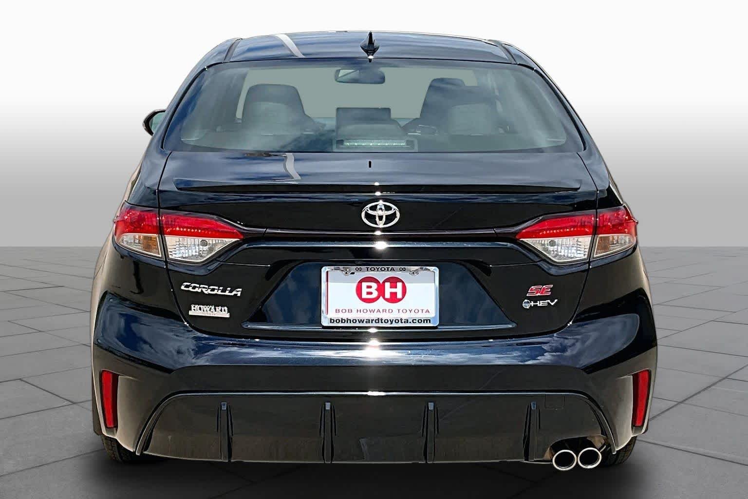 Used 2026 Midnight Black Metallic Toyota Hybrid SE image 5