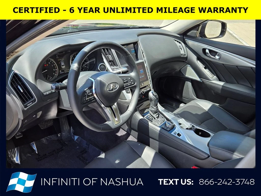 Certified Used 2023 Black INFINITI LUXE image 4