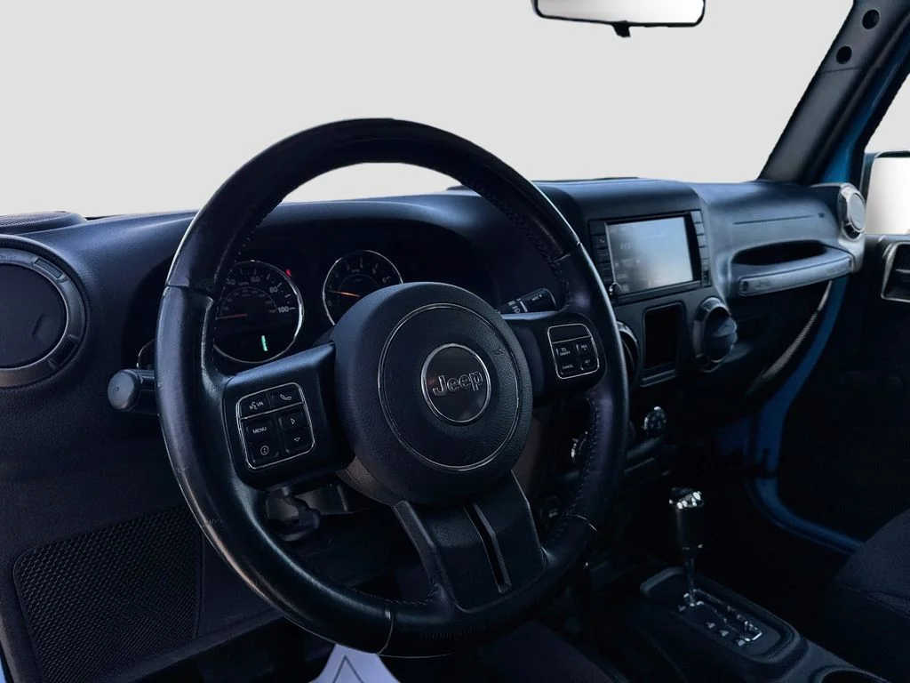 Used 2018 Blue Jeep Unlimited Sport image 10