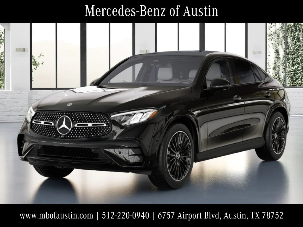 New 2027 Black Mercedes-Benz GLC 300 Coupe image 1