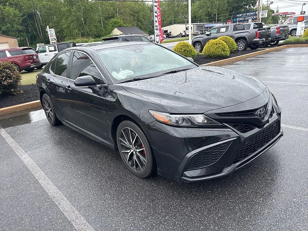 Used 2023 Black Toyota SE image 2
