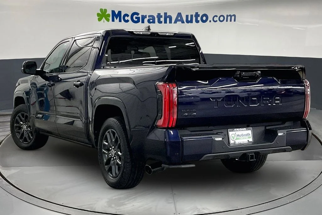 Certified Used 2023 Blue Toyota Platinum image 3