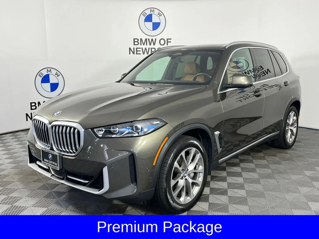 Certified Used 2024 Green Metallic BMW xDrive40i image 3