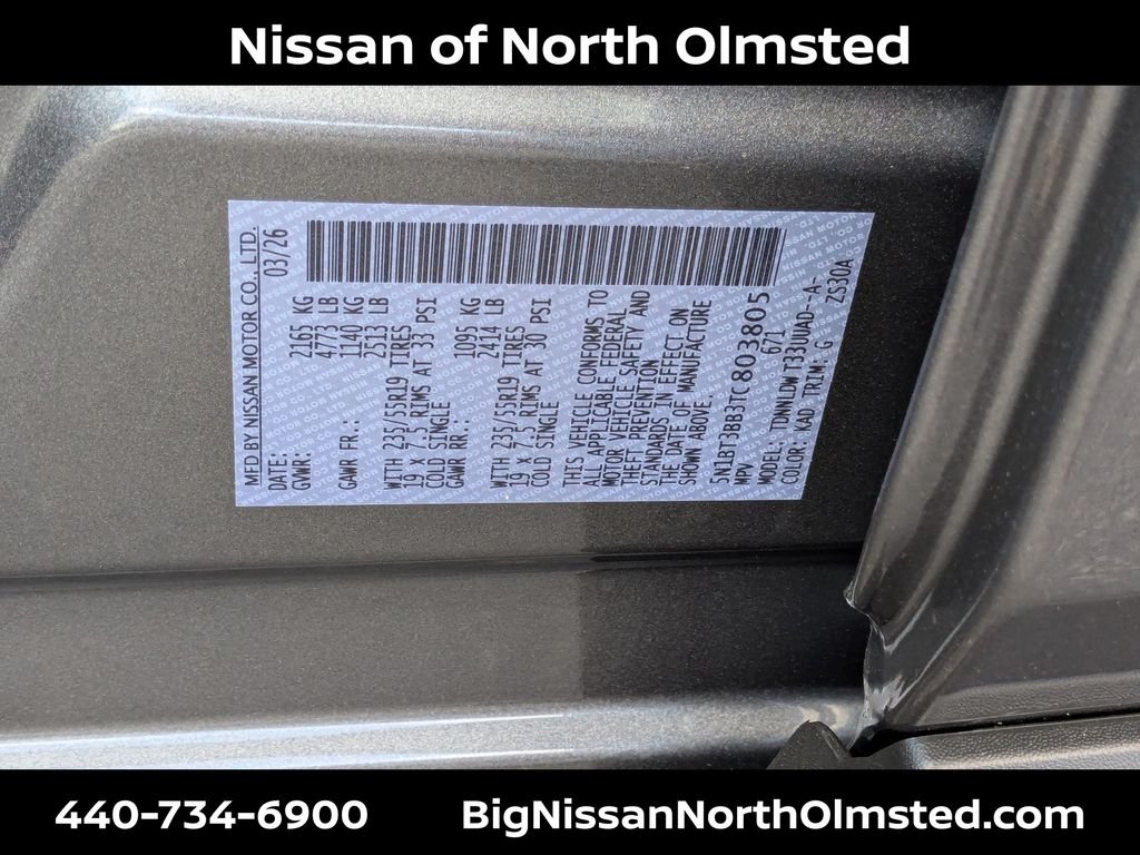New 2026 Gun Metallic Nissan Dark Armor™ image 20
