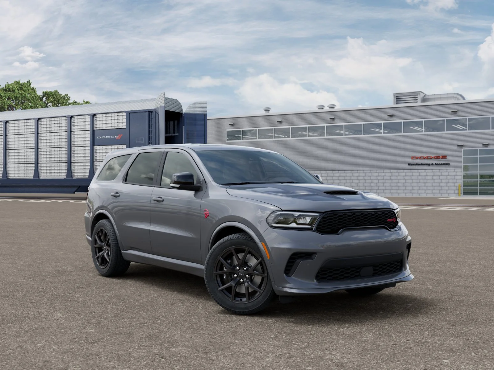 New 2026 Destroyer Gray Clear-Coat Exterior Paint Dodge SRT Hellcat image 3