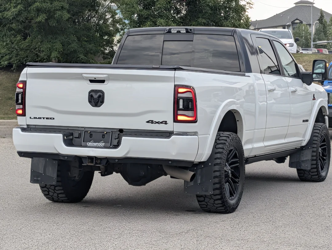 Certified Used 2024 White RAM Limited - Mega Cab - Cummins Turbo Diesel - Air Suspension - Leather - 12 Uconnect & More! image 8
