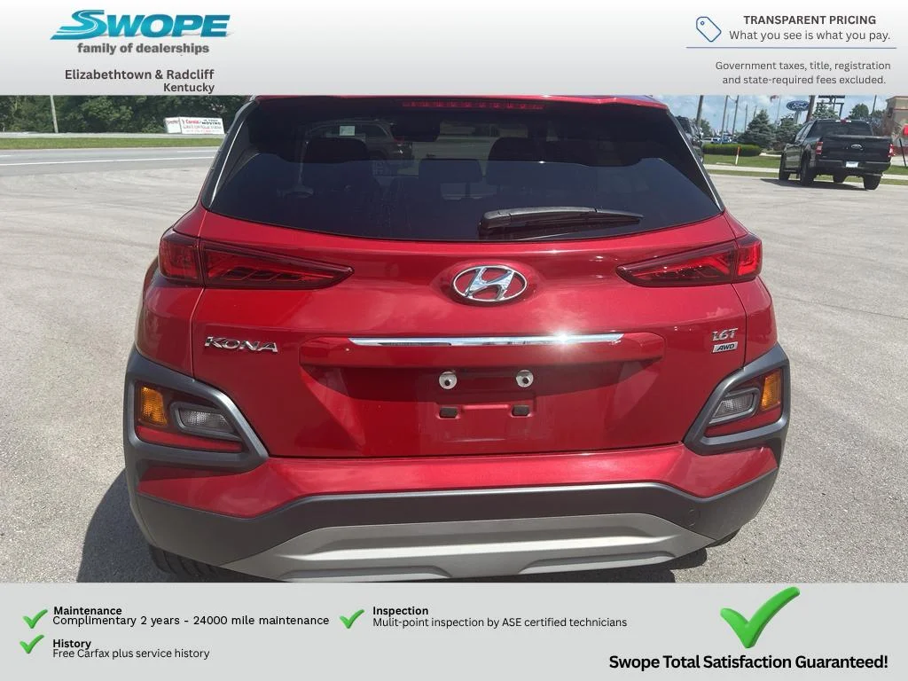 Used 2020 Pulse Red Hyundai Limited image 8