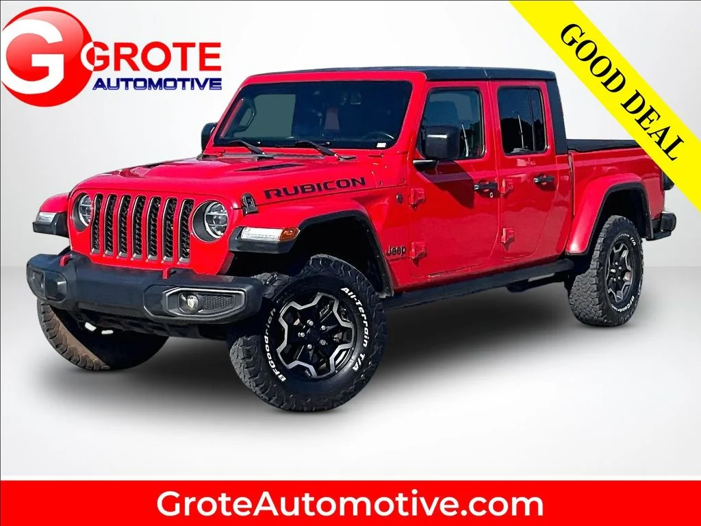 Used 2020 Red Jeep Rubicon image 1
