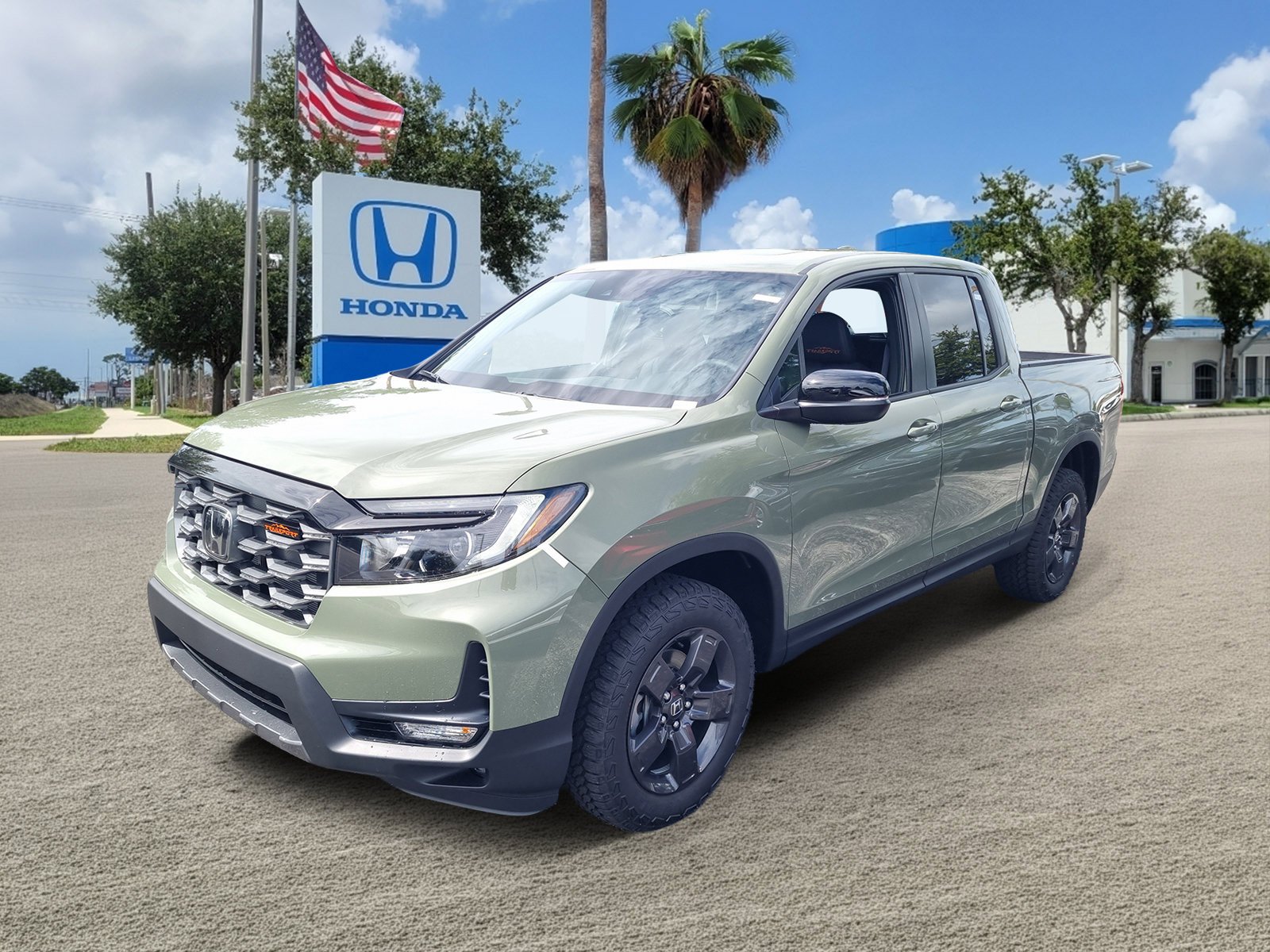 New 2026 Ash Green Metallic Honda TrailSport image 4