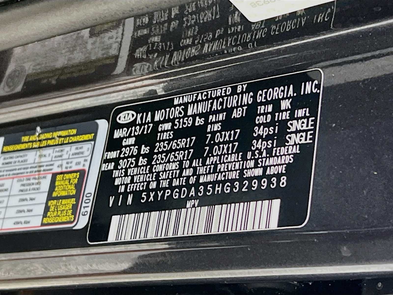 Used 2017 Platinum Graphite Kia LX image 31