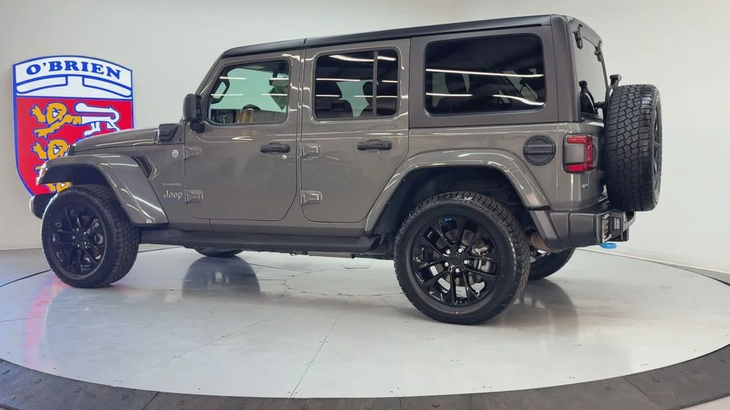 Used 2023 Gray Clearcoat Jeep Sahara 4xe image 7