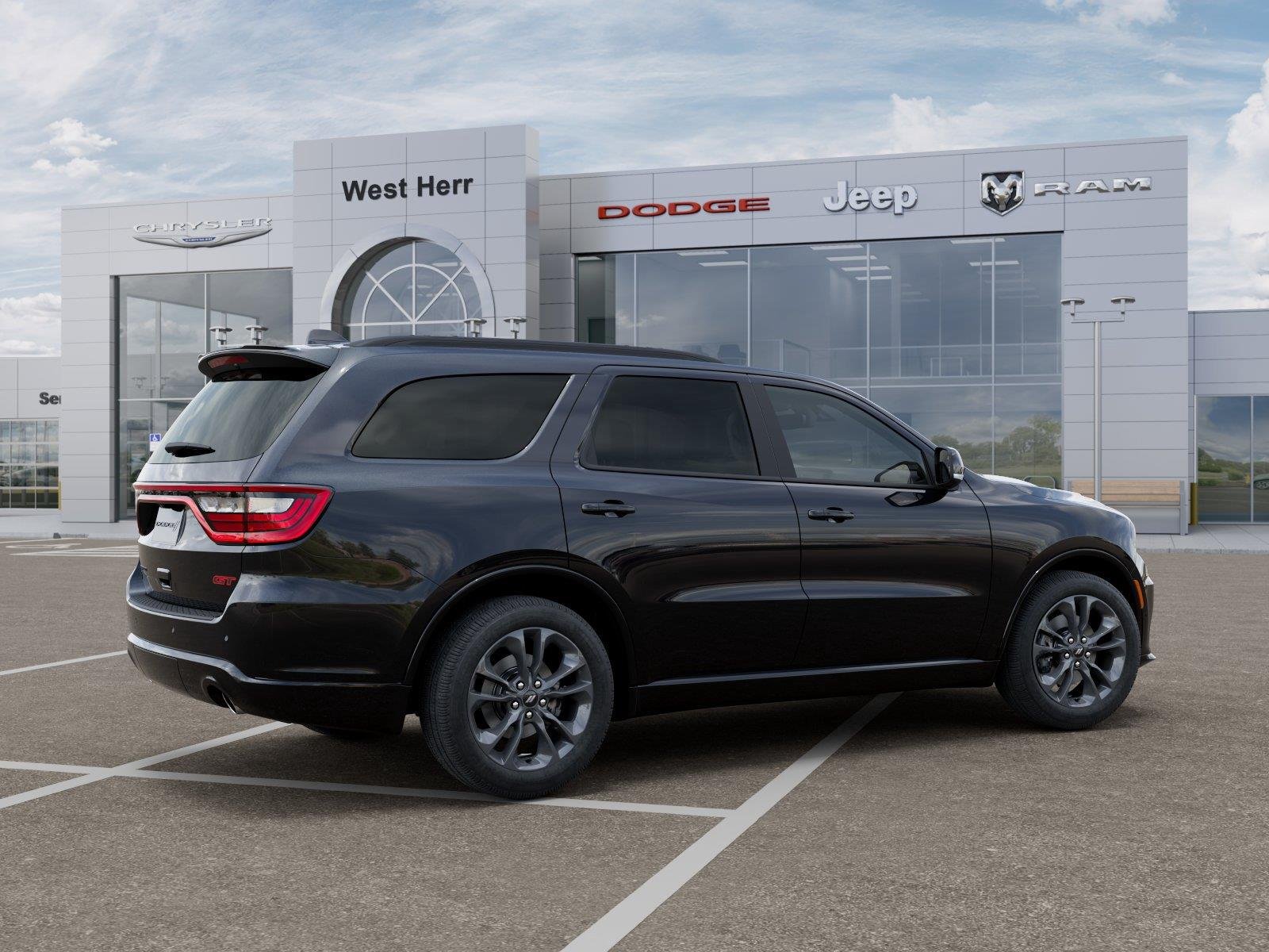 New 2026 Diamond Black Clear-Coat Exterior Paint Dodge DURANGO GT PLUS AWD image 4