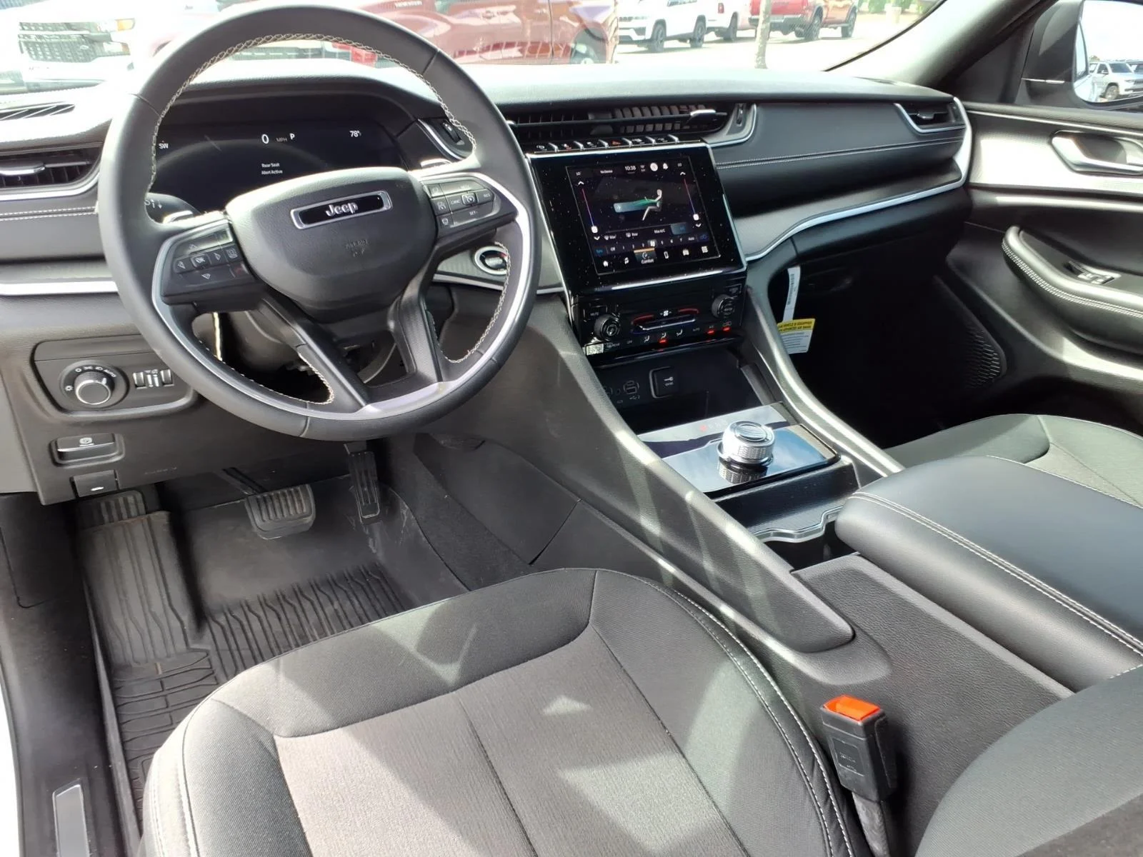 Used 2024 Bright White Clearcoat Jeep Laredo X image 19
