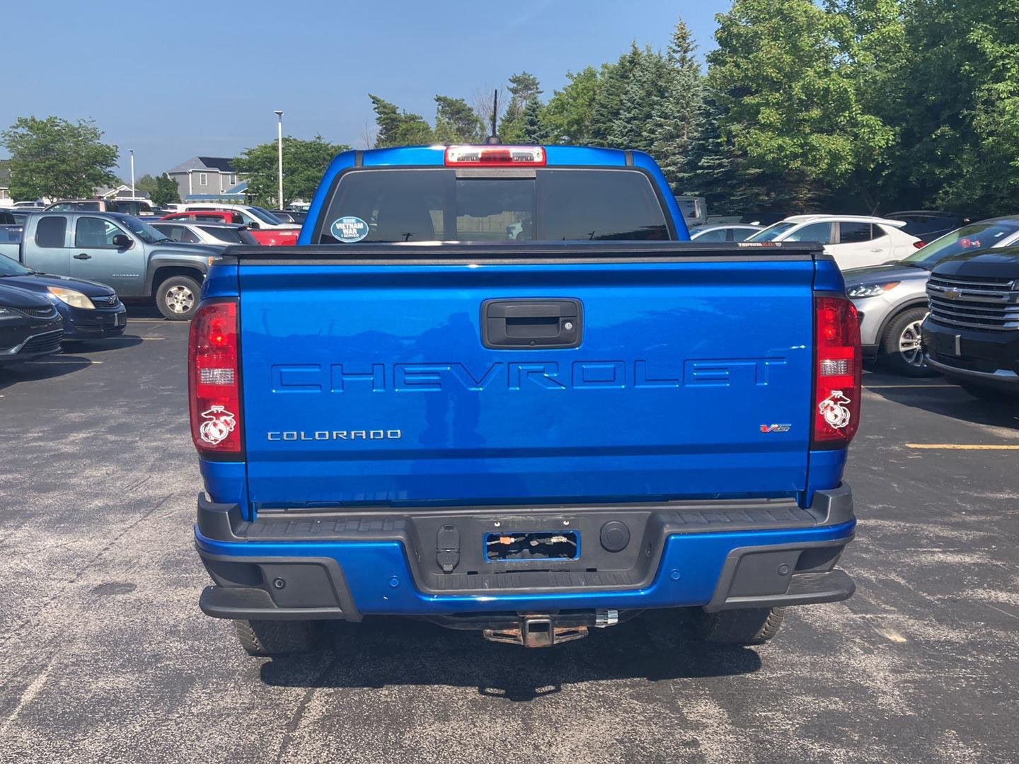 Used 2022 Bright Blue Metallic Chevrolet 4WD Z71 image 6