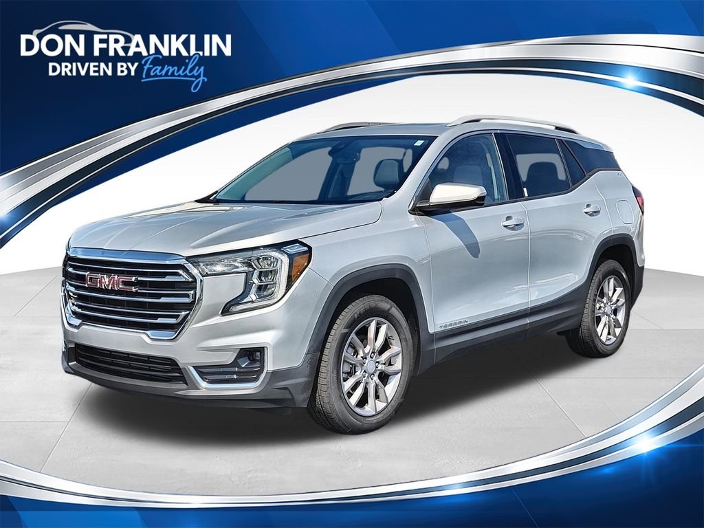 Used 2022 Silver GMC SLT image 1
