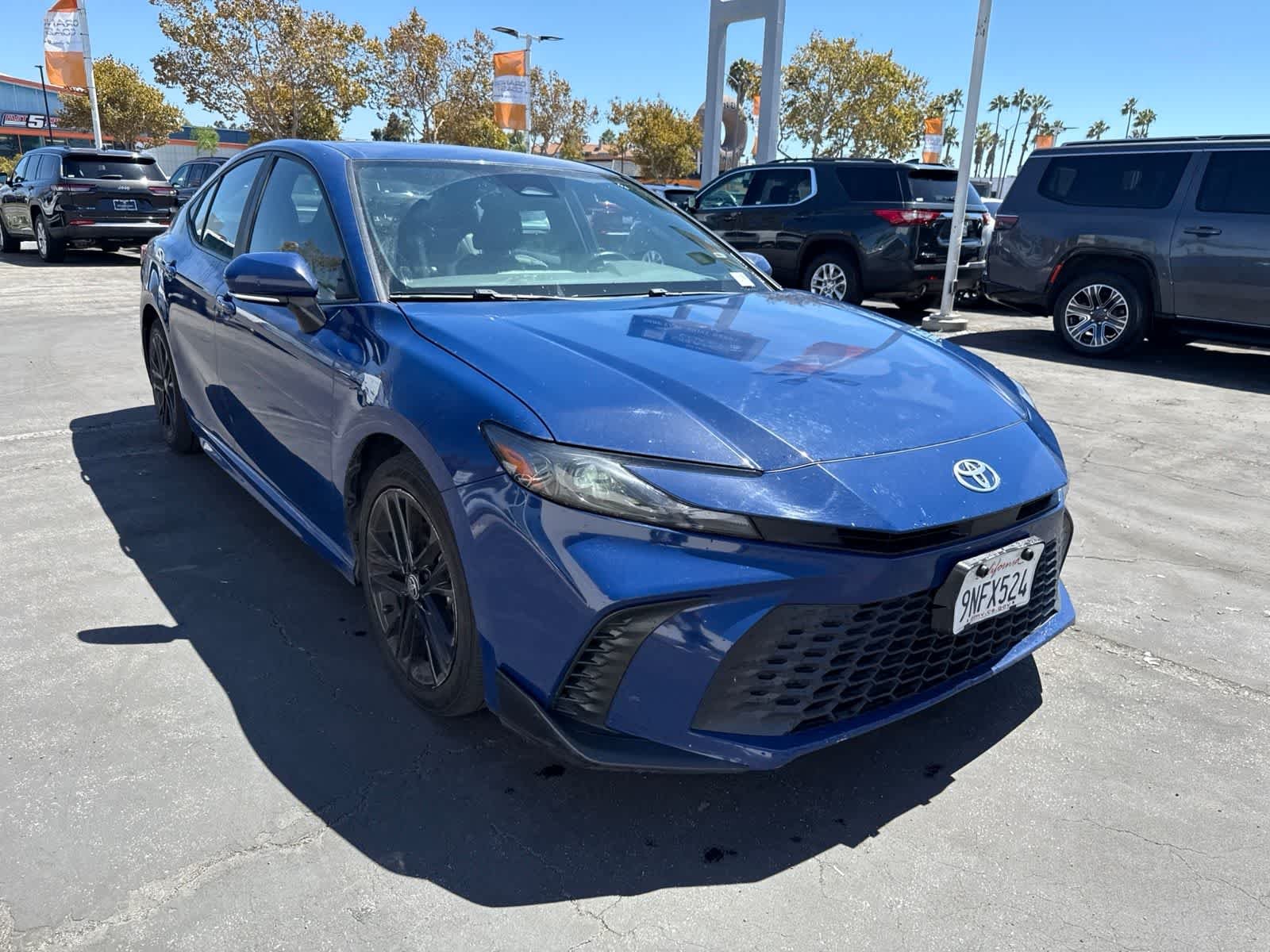 Used 2025 Reservoir Blue Toyota SE image 7