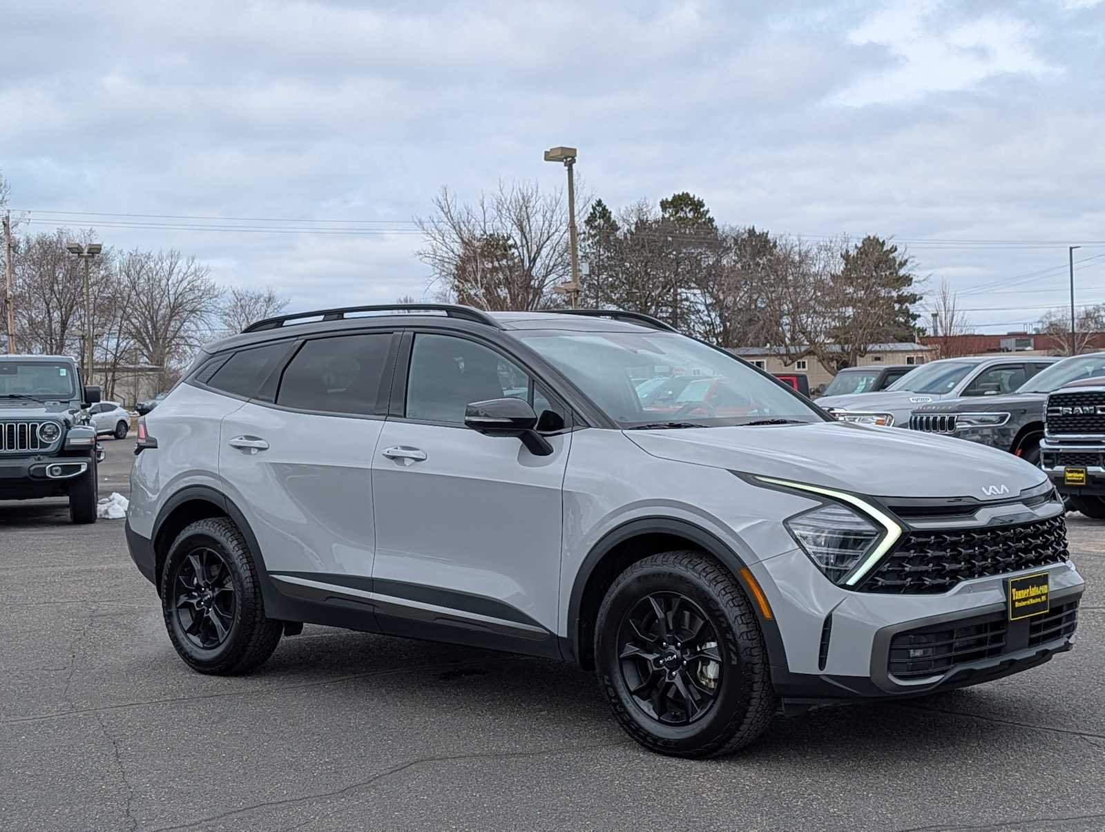 Wolf Gray/Ebony Black Roof 2024 Kia Sportage X-Pro Prestige AWD SUV / Crossover All-Wheel Drive