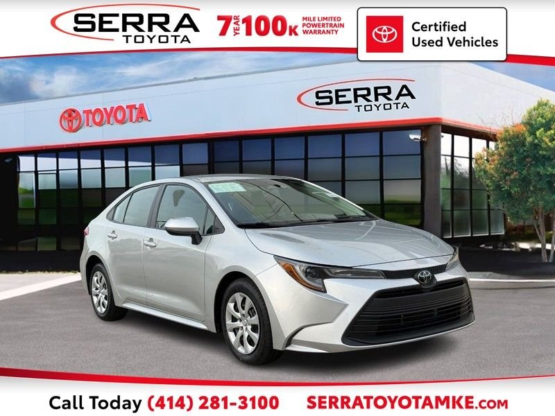 Certified Used 2024 Classic Silver Metallic Toyota LE image 1