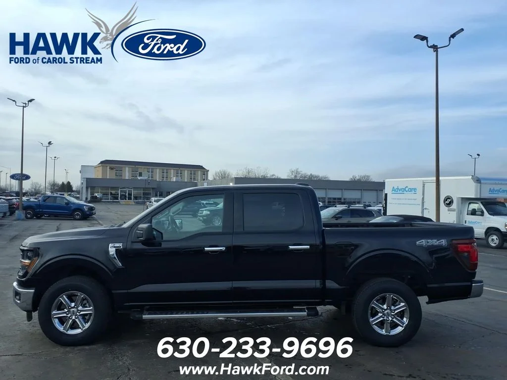 Certified Used 2025 Black Metallic Ford XLT image 4