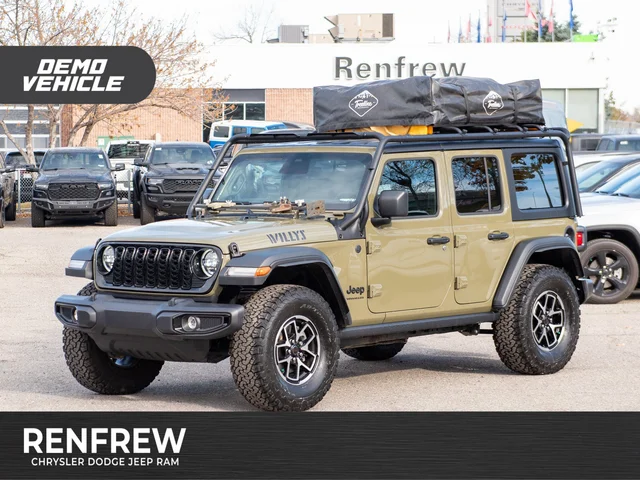 2026 Jeep Wrangler Willys* 4 Door 4x4, Roof Top Tent, Hi Lift Jack