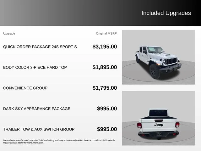 New 2026 Bright White Clearcoat Jeep Sport S image 4