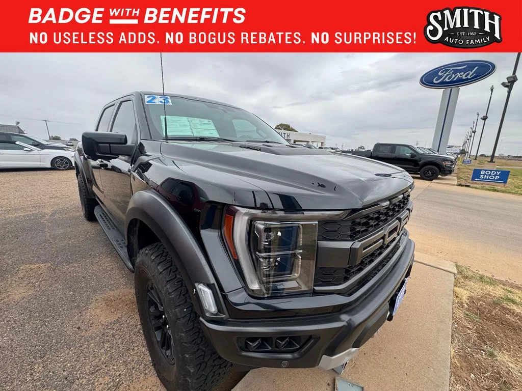 Certified Used 2023 Agate Black Metallic Ford Raptor image 1