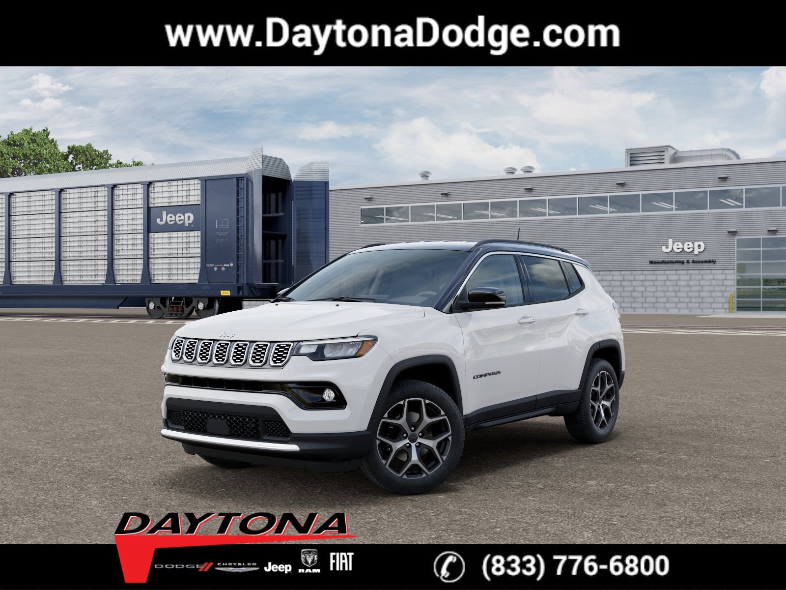 New 2026 Bright White Clearcoat Jeep Limited image 1