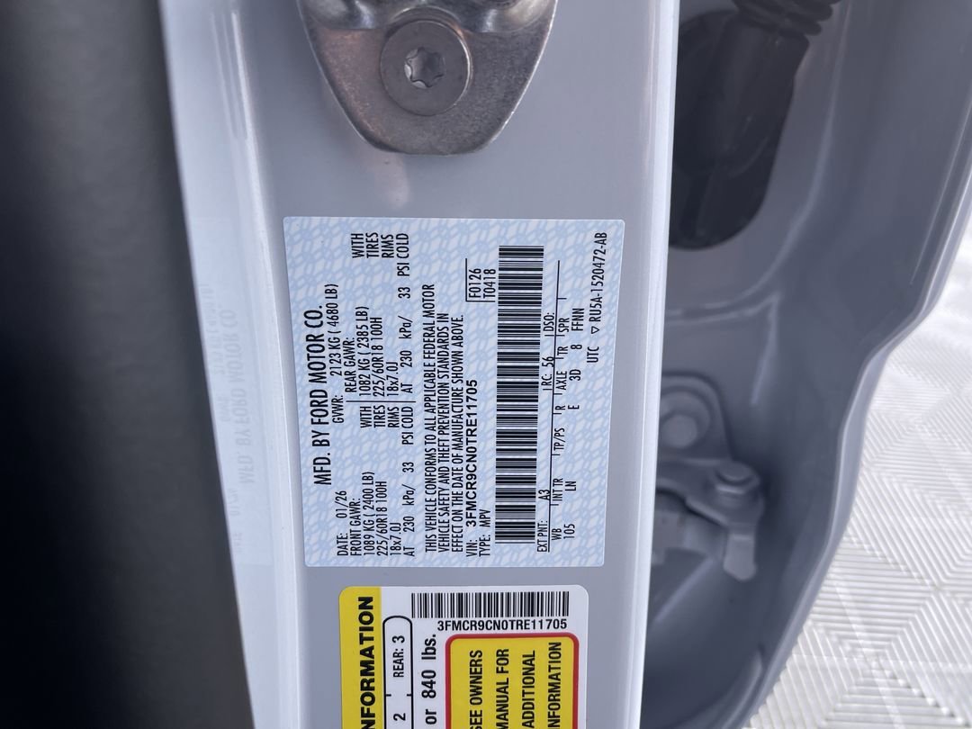 New 2026 Space White Metallic Ford Outer Banks image 12