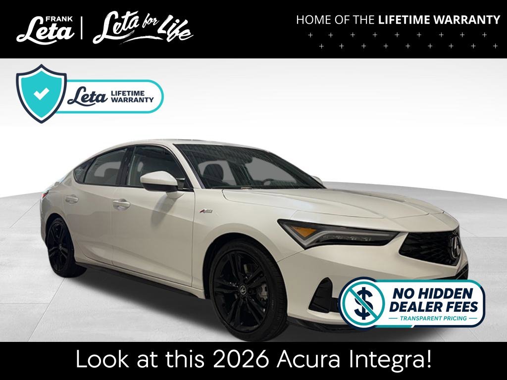 New 2026 Platinum White Pearl Acura w/A-Spec Package image 8