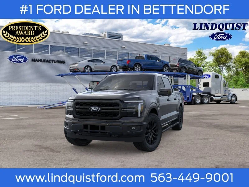 New 2026 Agate Black Metallic Ford Lariat® image 2