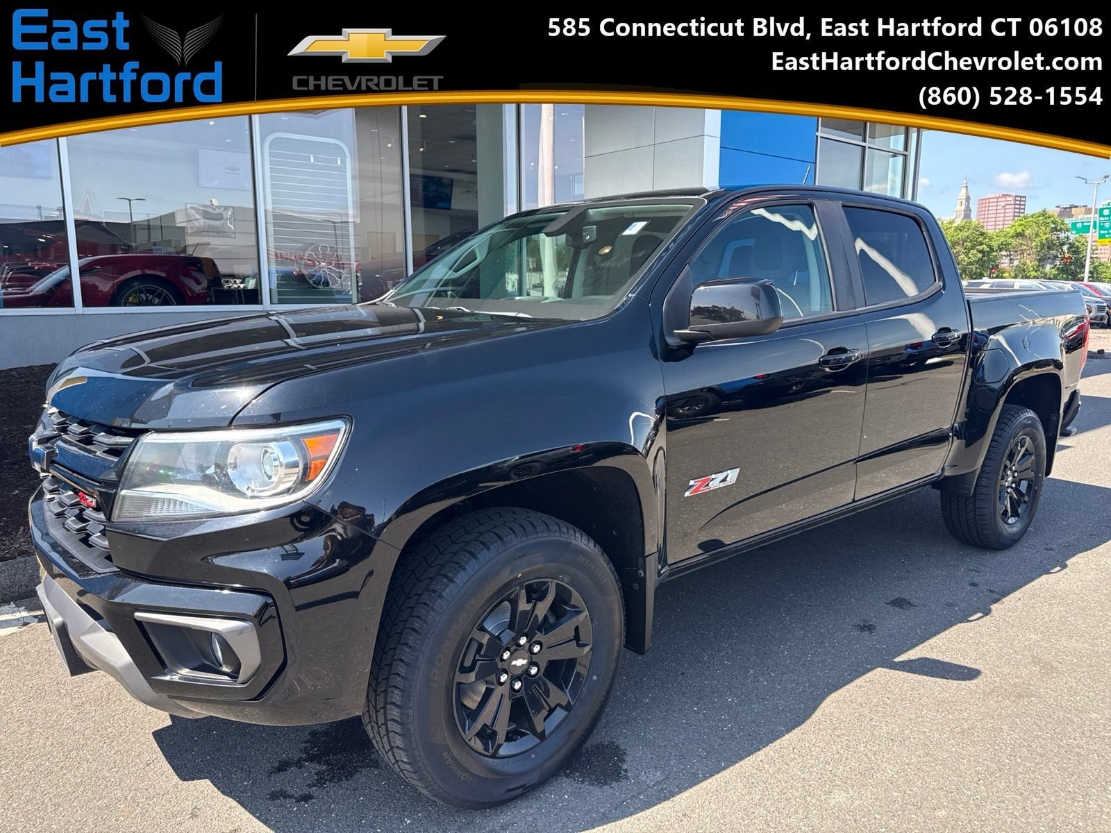 Used 2021 Black Chevrolet Z71 Midnight Edition with Technology Package image 1