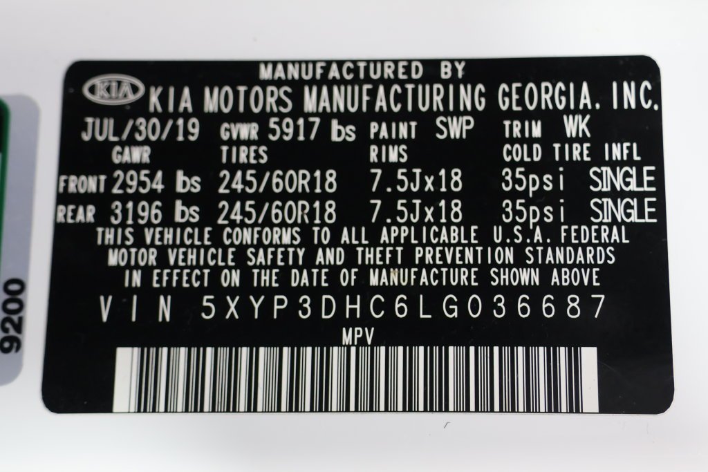 Used 2020 Snow White Pearl Kia EX image 33