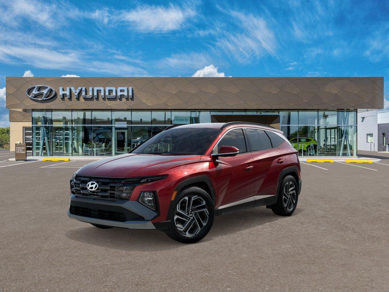 New 2026 Ultimate Red Hyundai SEL Plus AWD image 1