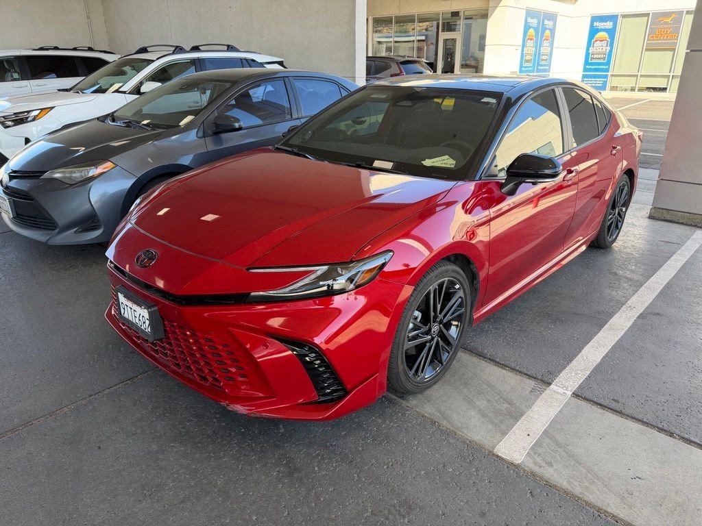 Used 2025 Midnight Black Metallic Toyota XSE image 2